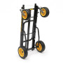 Rocknroller R18RT "Mega Plus" Chariot pliable 8 en 1 - noir et jaune
