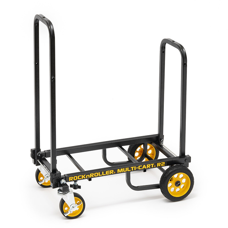 Rocknroller R2RT "Micro" Chariot pliable 8 en 1 - noir et jaune