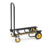 Rocknroller R2RT "Micro" Chariot pliable 8 en 1 - noir et jaune