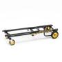 Rocknroller R2RT "Micro" Chariot pliable 8 en 1 - noir et jaune