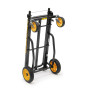 Rocknroller R8RT "Midrange"  Chariot pliable 8 en 1 - noir et jaune