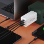 Hama Chargeur rapide GaN 2 USB-C 1 USB-A mini-chargeur PD 100 W blanc