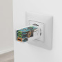 Hama Chargeur rapide GaN 2 USB-C 1 USB-A mini-chargeur PD 65 W blanc