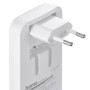 Hama Chargeur rapide 2 USB-C 1 USB-A mini-chargeur plat PD 65 W Blanc