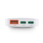 Hama Chargeur rapide 2 USB-C 1 USB-A mini-chargeur plat PD 65 W Blanc