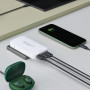 Hama Chargeur rapide 2 USB-C 1 USB-A mini-chargeur plat PD 65 W Blanc