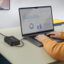 Hama Stat. chrge 5 ports GaN charg. rap. 4 USB-C 1 USB-A PD 240W Noir