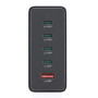 Hama Stat. chrge 5 ports GaN charg. rap. 4 USB-C 1 USB-A PD 240W Noir