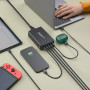 Hama Stat. chrge 5 ports GaN charg. rap. 4 USB-C 1 USB-A PD 240W Noir