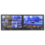 Datavideo Moniteur double 10" 4K 12G-SDI et HDMI 2.0 Rackable