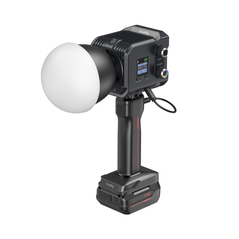 Smallrig Kit Éclairage Vidéo Led Cob  RC 100C (Bleu/Poignée Batterie)