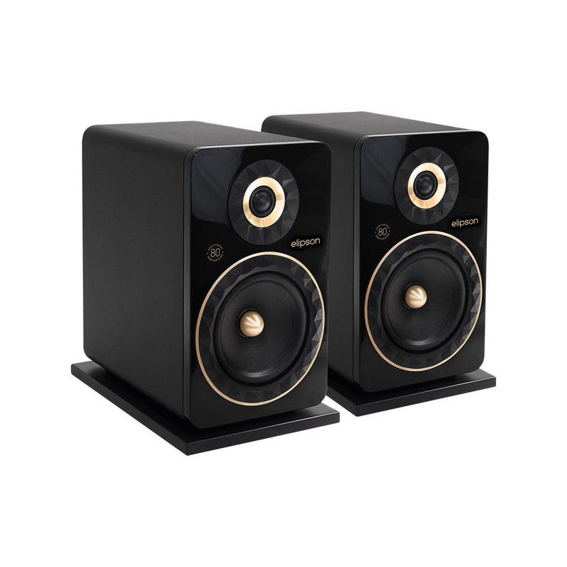 Elipson Prestige Facet 8B Noir Paire 80 Ans Serie Limitee