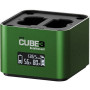 Hahnel ProCube3 Chargeur double pour Fujifilm