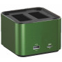 Hahnel ProCube3 Chargeur double pour Fujifilm
