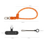 Smallrig 5302 Dragonne pour téléphone FilMov (Orange)