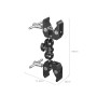 Smallrig 5331 Pince à double tête en forme de crabe