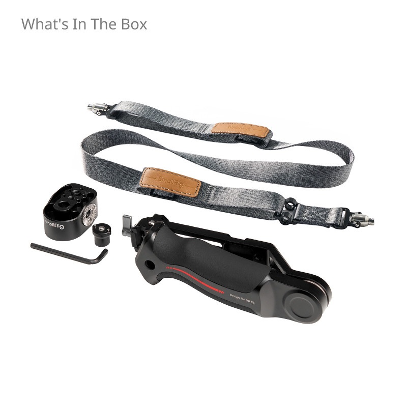 Smallrig Kit de poignée avec bandoulière pour RS 2, 3, 3Pro, 4, 4Pro