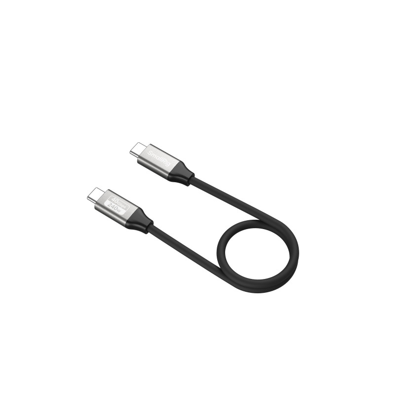 Smallrig Câble données USB-C (droit vers droit) 35cm 40Gbps 240W 8K