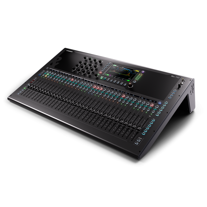 Allen & Heath - Console numérique QU-7D, 33 faders, DANTE 16x16