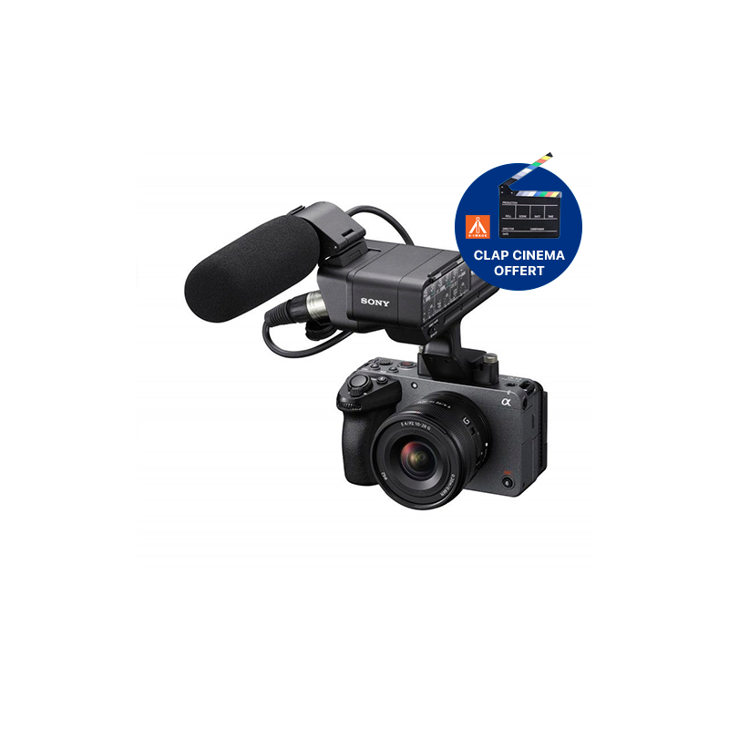 Sony FX30 Caméscope 4K UHD CMOS APS-C ExmorR Cinema Line Kit poignée