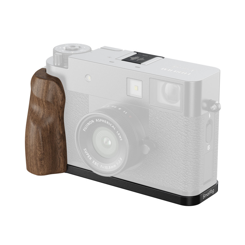Smallrig Plaque montage L poignée bois pour FUJIFILM X half (noir)
