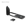 Smallrig Plaque montage L poignée silicone pour FUJI X half anthracit