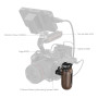 Smallrig 5237 Poignée latérale en bois avec vis 1/4"-20