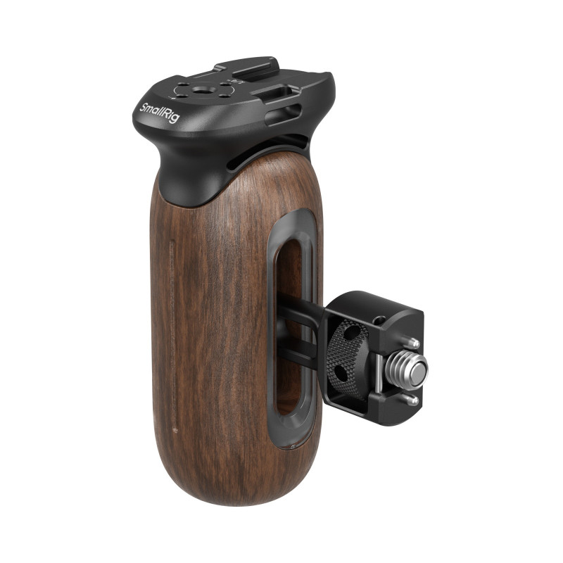 Smallrig 5238 Poignée latérale bois vis ARRI 1/4"-20 et 3/8''-16