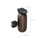 Smallrig 5238 Poignée latérale bois vis ARRI 1/4"-20 et 3/8''-16