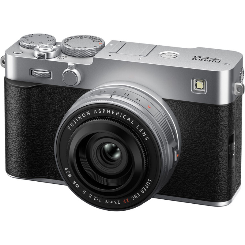 Fujifilm Boitier X-E5 + Objectif XF 23mm F 2.8 R WR Argent