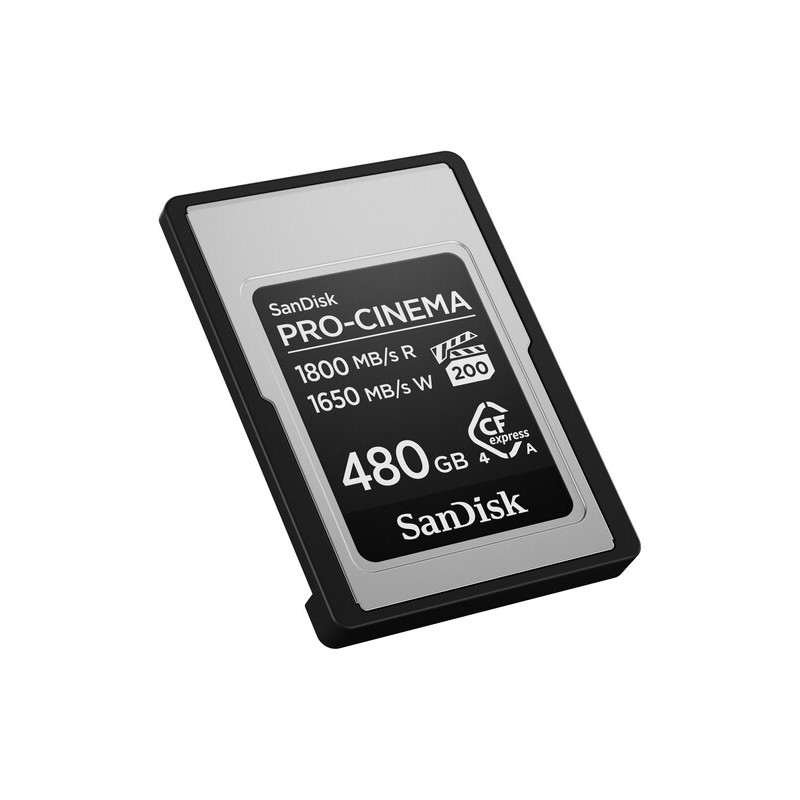 Sandisk CF Express "Pro cinema", 480GB 1800/1650MB/s type A