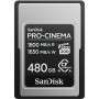 Sandisk CF Express "Pro cinema", 480GB 1800/1650MB/s type A