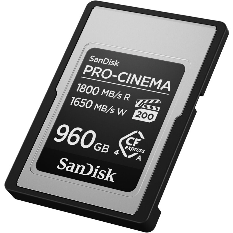 Sandisk CF Express "Pro cinema", 960GB 1800/1650MB/s type A