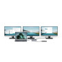 eSTUFF Station d'accueil USB-C Triple 4K