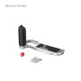 Smallrig 4713C Plaque en L avec poignée pour X-T50 (Silicone/Argent)
