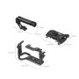Smallrig 5590 Kit de cage avancé avec plaque batterie pour Sony FX2