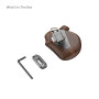 Smallrig 5192 Poignée en bois avec pince NATO (droit)