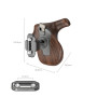 Smallrig 5192 Poignée en bois avec pince NATO (droit)