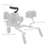 Smallrig 5252 Poignée supérieure avec vis de positionnement 2 en 1