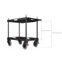 Smallrig MD4573 36 Chariot de caméra de production vidéo léger"