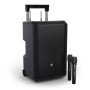 LD Systems Enceinte de sono Bluetooth 10" batterie 2 micros main HF