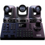 PTZOptics Producer Bundle, includes 3x PT20X-4K-GY, and 1x SuperJoy