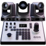 PTZOptics Producer Bundle, includes 3x PT20X-SE-GY, 1x PT-JOY-G4