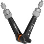 Bright Tangerine Titan Arm 2 (3/8" - 1/4") - London Fog