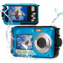 Appareil Photo numérique étanche 16X écran LCD 8MP CMOS 48MP Max