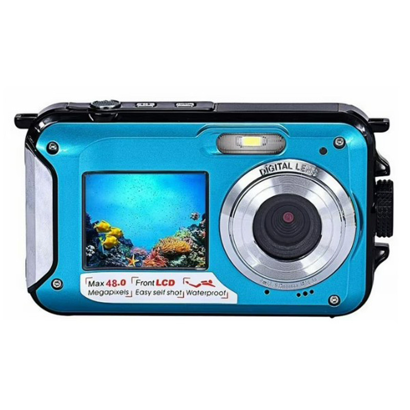Appareil Photo numérique étanche 16X écran LCD 8MP CMOS 48MP Max