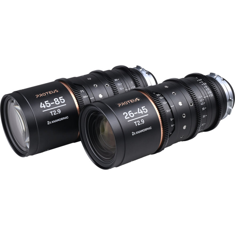 Laowa Proteus Zoom 2X Anamorphic (26-45mm,45-85mm) - Amber (Ft)