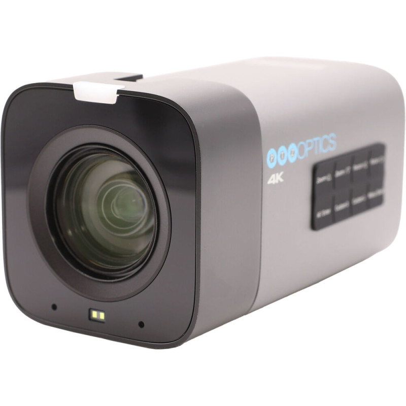 PTZOptics Caméra PTZ Studio 4K 20 4K/60fps, et 80.2 DFOV Gris