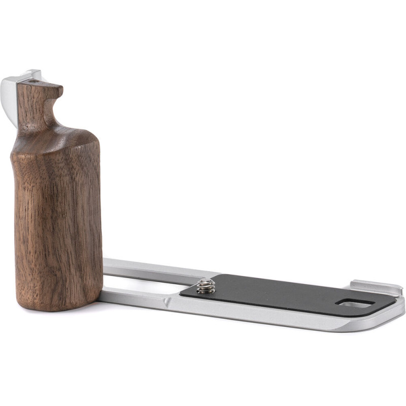 Tilta Plaque de base avec poignée en bois pour X100VI Argent