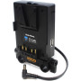 Hawk-Wood Adaptateur 15 mm Canon C70 (24 V) - 4x D-Tap, 1x USBA